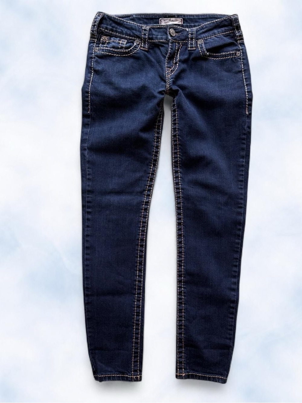 low rise skinny november silver jeans